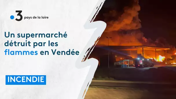 Vendée : incendie dans un supermarché de La Tranche-sur-Mer