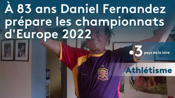À 83 ans l'athlète Daniel Fernandez prépare les championnats d'Europe 2022 au Portugal