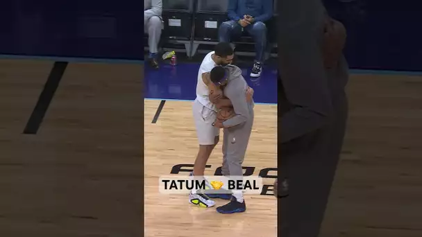 Jayson Tatum 🤝 Bradley Beal before Celtics vs Suns! | #Shorts