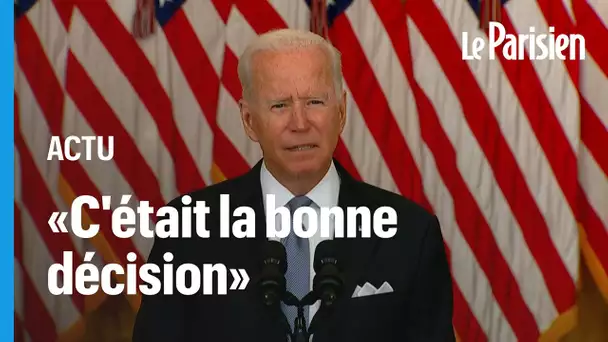 Afghanistan : «Tout cela s'est déroulé plus rapidement que nous l'avions prévu», avoue Joe Biden