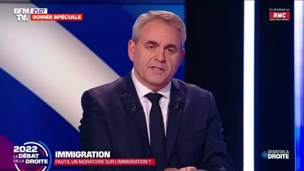 Xavier Bertrand: "Je souhaite réduire de moitié l'immigration des étudiants qui viennent en France"