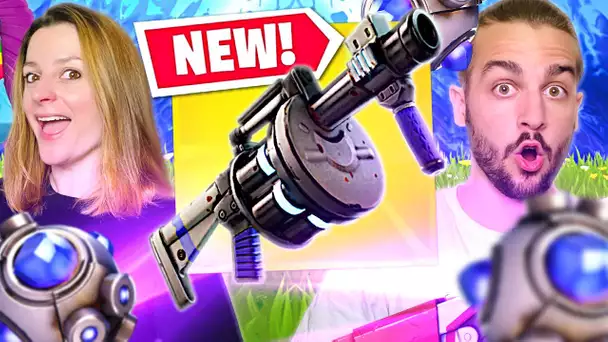 ON A TROUVE LA NOUVELLE ARME LANCEUR D'ONDES DE CHOC ! SHOCKWAVE LAUNCHER DUO FORTNITE FR