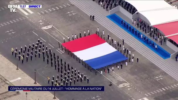 14-Juillet: la Marseillaise retentit sur la place de la Concorde