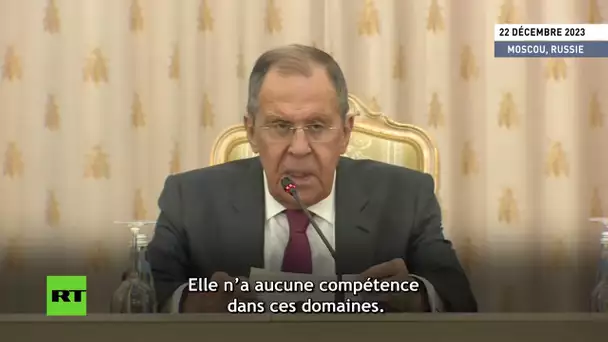 Lavrov : « l’UNESCO n’a pas le droit de désigner des coupables »