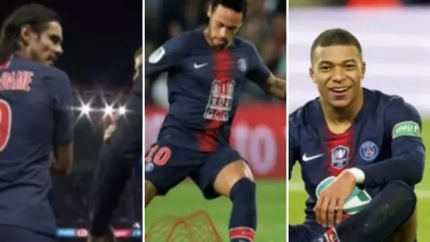 PSG 3-1 Monaco: Triplé Mbappe record! Retour cavani et Neymar,  PSG  champion