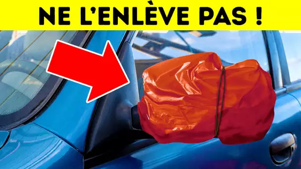 Si tu vois un sac coloré sur ta voiture, voici ce que cela signifie
