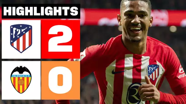 ATLÉTICO DE MADRID  2 - 0 VALENCIA CF | RESUMEN LALIGA EA SPORTS