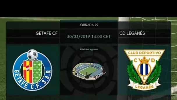 Calentamiento Getafe FC vs CD Leganés