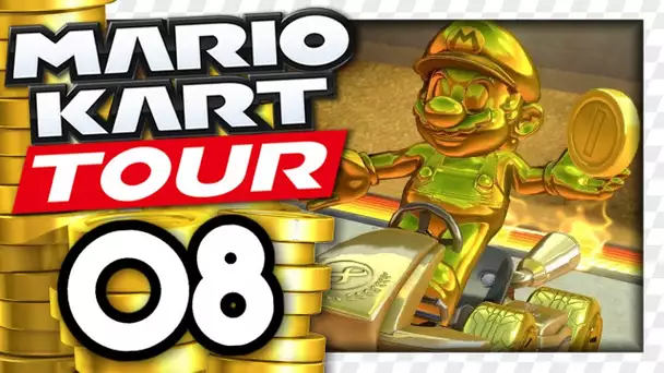 MARIO GOLD ET LA RUÉE VERS L'OR ! | MARIO KART TOUR EPISODE 8 FR