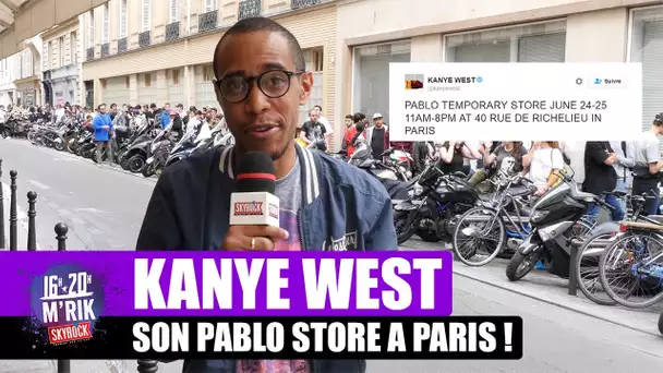 Kanye West : Son Pablo Store à Paris avec Mrik