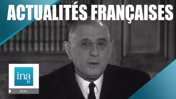 Les Actualités Françaises du 02 janvier 1963 : Rétro de l'année 62 | Archive INA