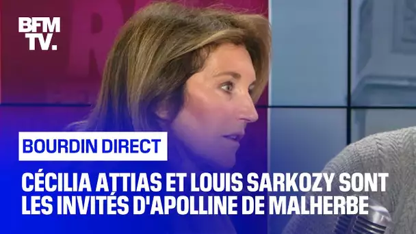 Cécilia Attias et Louis Sarkozy face à Apolline de Malherbe en direct