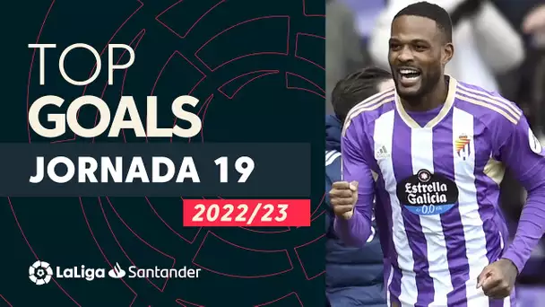 LaLiga TOP 5 Goles Jornada 19 LaLiga Santander 2022/2023