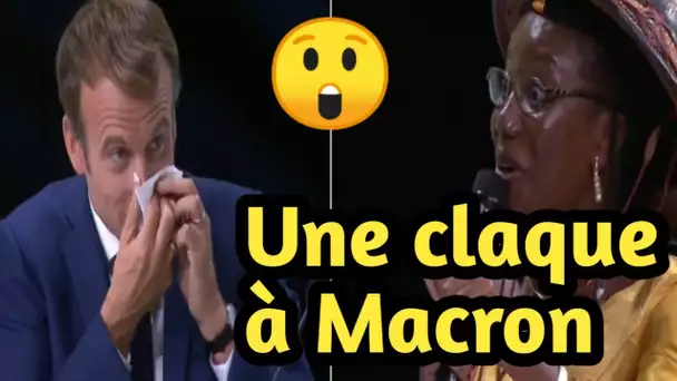 Afrique- France : Une africaine laisse Emmanuel Macron sans voix !!