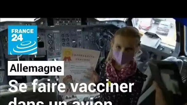 Allemagne : une vaccination dans l'avion pour les 5-11 ans • FRANCE 24
