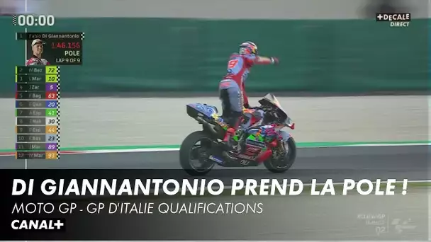 Le rookie Fabio Di Giannantonio signe sa 1ère pole - Moto GP