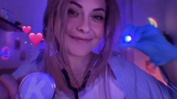 ASMR Examen des nerfs crâniens les yeux fermés 😴