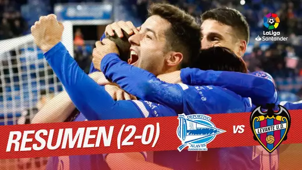 Resumen de Deportivo Alavés vs Levante UD (2-0)