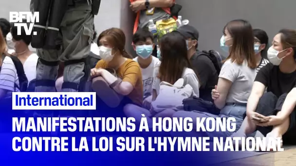 La police de Hong Kong réprime les manifestations contre la loi sur l'hymne national