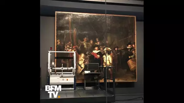 Le chef d'oeuvre de Rembrandt, la "Ronde de nuit", restauré en public