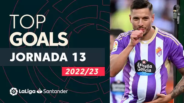 Todos los goles de la jornada 13 de LaLiga Santander 2022/2023