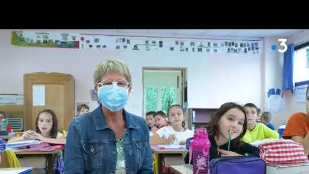 TV Loustics : Brigitte Lebert maîtresse des  CM2 de l’école Saint-Pierre de Chemillé-en-Anjou