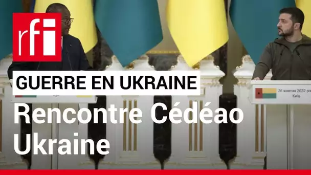 Guerre en Ukraine : à Kiev, le président Embalo appelle au rapprochement de « deux pays frères »