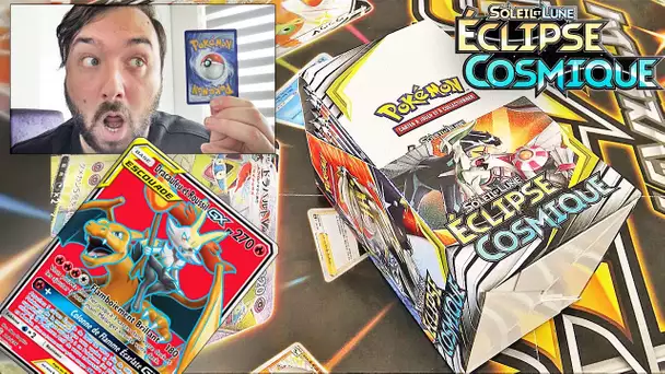 Ouverture d'un DISPLAY POKEMON de 18 BOOSTERS POKEMON Soleil & Lune ECLIPSE COSMIQUE !