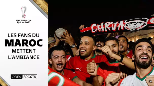 Les fans du Maroc célèbrent la victoire contre la Belgique !
