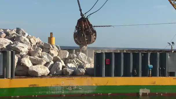 Travaux du Quai des Martyrs à Bastia