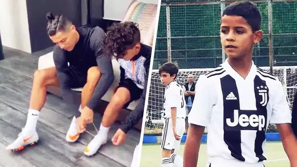 Cristiano Ronaldo apprend à ses fils à jouer au football | Oh My Goal