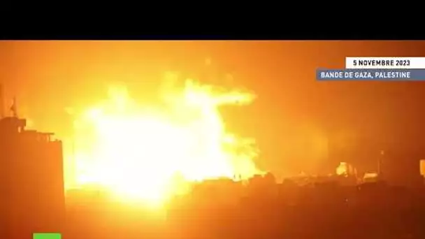 Gaza : explosions massives lors des frappes aériennes nocturnes des FDI