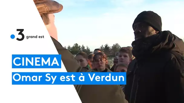 Omar Sy est à Verdun pour la sortie du film Tirailleurs