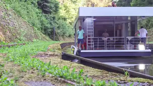 Maison flottante, le rêve sur l'eau