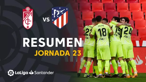Resumen de Granada CF vs Atlético de Madrid (1-2)
