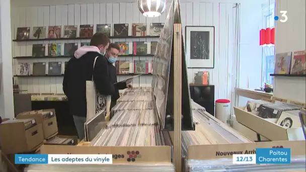 Poitiers : succès des disques vinyles