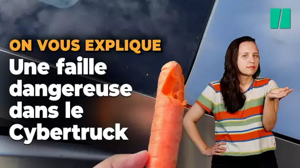 Les Américains donnent des carottes à leur « cybertruck » pour démontrer un sacré défaut