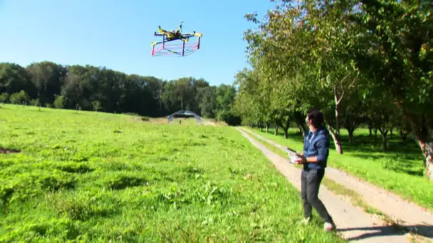 Aurélien a créé un drone pour lutter contre le carpocapse