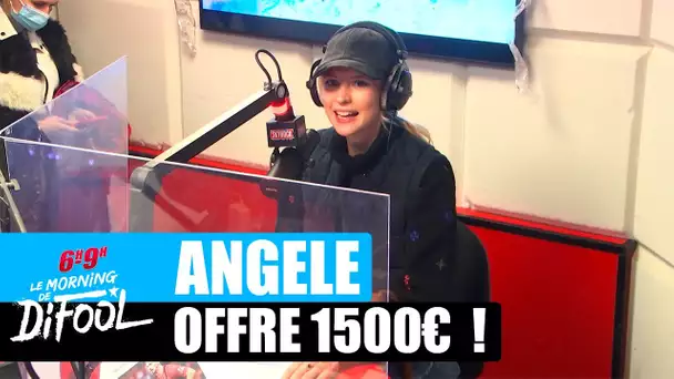 Angèle offre 1500€ à une auditrice ! #MorningDeDifool