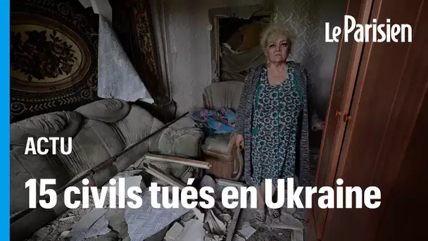 Ukraine : au moins 15 morts après une frappe russe d’une immeuble dans l’est du pays