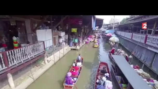 Les marchés du monde : les canaux de Bangkok