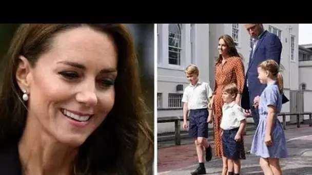 Grieving Kate partage une mise à jour sur George, Charlotte et Louis alors qu'ils commencent une nou