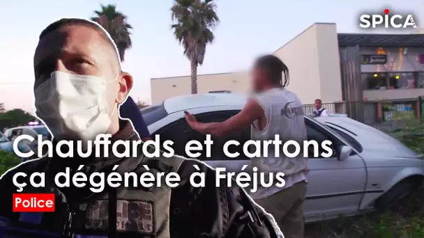 chauffards et cartons : ça dégénère à Fréjus