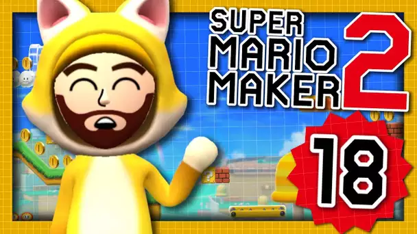 SUPER MARIO MAKER 2 EPISODE 18 : NOUVEAU COSTUME GUILLAUME CHAT ! MODE HISTOIRE NINTENDO SWITCH