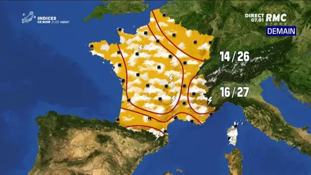 Soleil au nord, pluies au sud... Voici votre météo du premier week-end de septembre