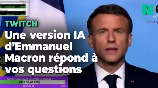 Sur Twitch, des dialogues en direct avec un faux Macron cartonnent