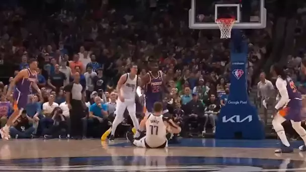 Luka Makes A Play While Sitting Down