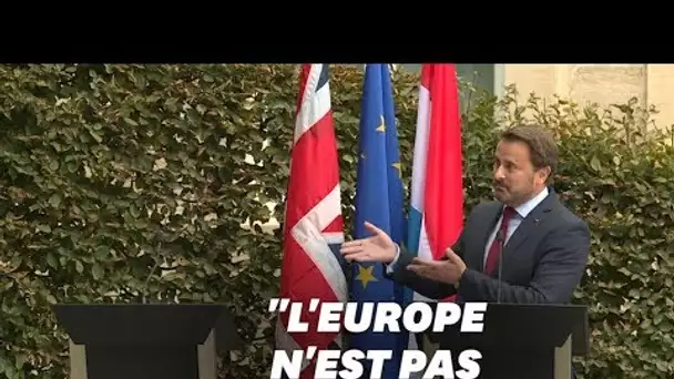 Le coup de gueule du premier ministre luxembourgeois sur le Brexit