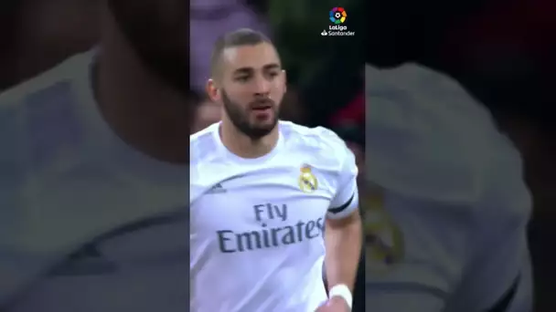 He has the GOAL in his blood! ⚽❤️  #shorts #laligasantander #realmadrid #benzema