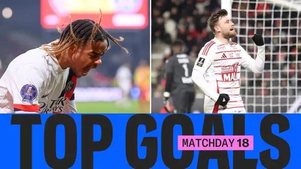 Les PLUS BEAUX BUTS de la 18ème journée | Ligue 1 McDonald's 24/25